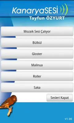 Kanaryasesi android App screenshot 0